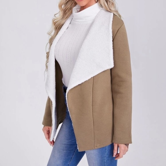 🔥LAST DAY🔥 Sherpa Lined Cozy Cardigan - Picture 2 of 5